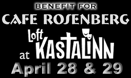 Cafe Rosenberg benefit concerts at The Loftkastalinn Theatre in Reykjavik on April 28th and 29th!