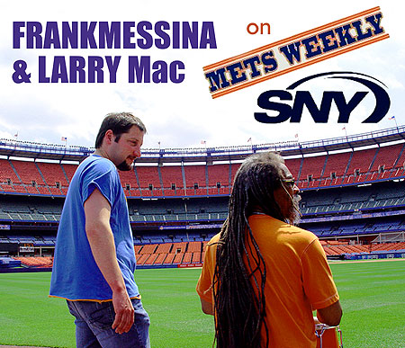Frank Messina and Larry McDonald slinging Sooth at Shea! Click Here for more Messina, The Mets and Everything Poetry!