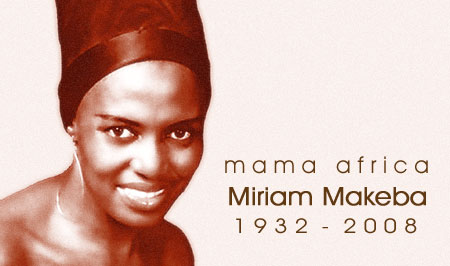 "I will sing until the last day of my life" - Africa's "First Lady of Song", singer and social activist, Miriam Makeba, passed away on November 10th. She was 76. Click Here To Learn More about "Mama Africa" - Miriam Makeba.
