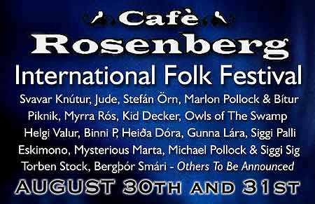 Cafe Rosenberg International Folk Festival - August 30th and 31st!
