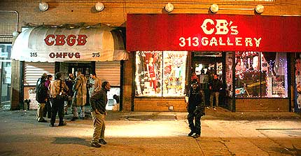 Click Here to view the story of, "My Last Time at CBGB's."
